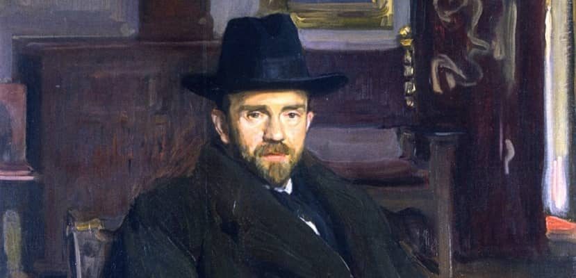 Don Pío Baroja de Joaquín Sorolla