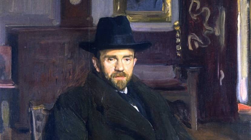 Don Pío Baroja de Joaquín Sorolla